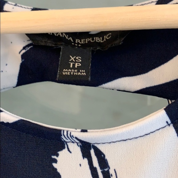 Banana Republic gorgeous navy/white dress - Picture 5 of 6